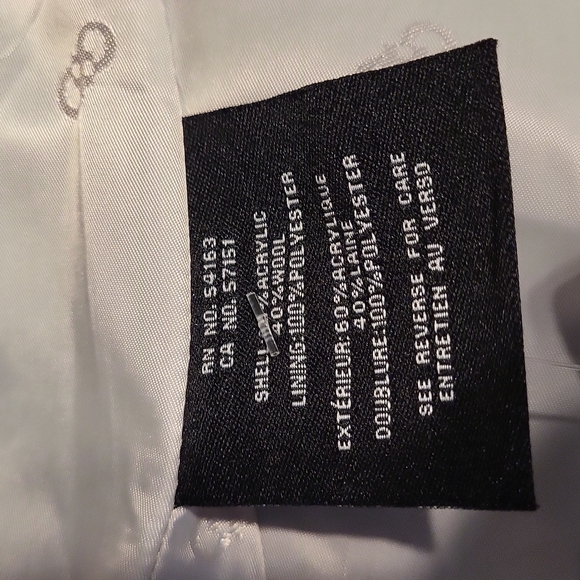 Cole Haan Cole Haan Signature Asymmetrical Hooded Boucle Ladies Coat Size 6. - Picture 4 of 11